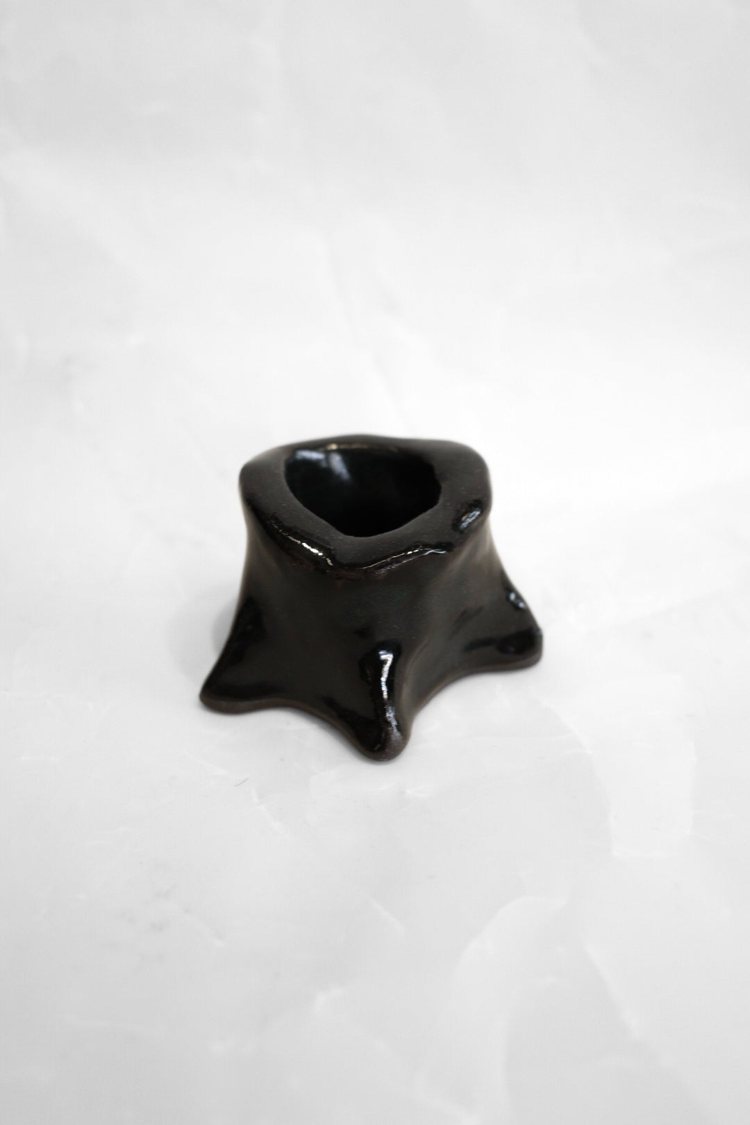 Starburst Candlestick Holder - Black