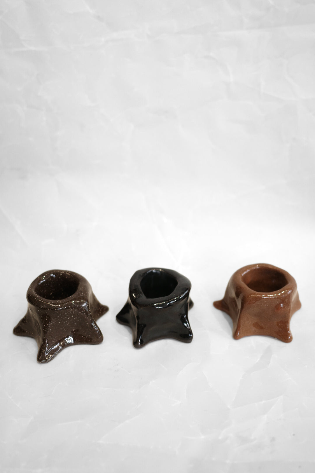 Starburst Candlestick Holder - Black