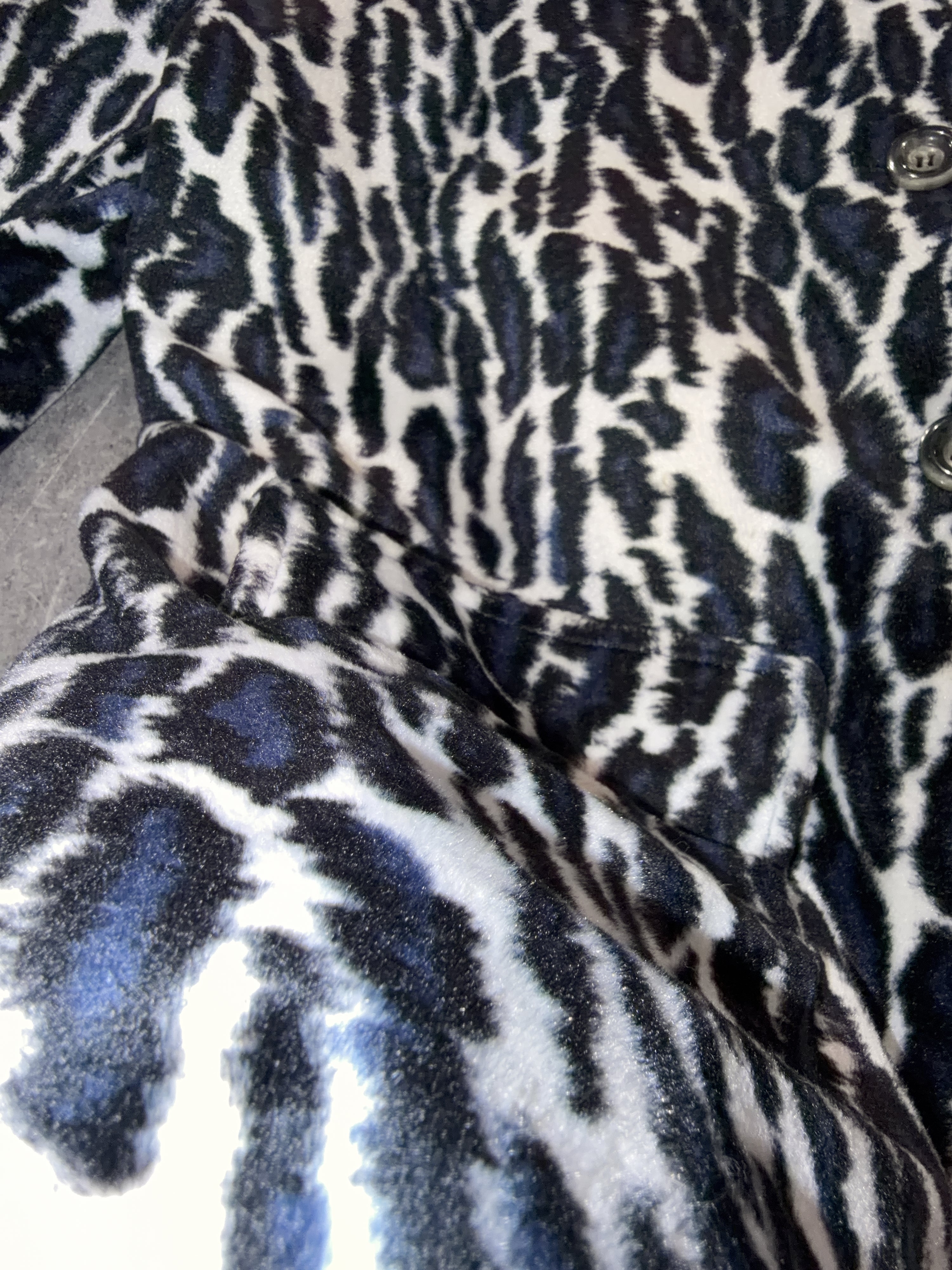 00s Guess Jeans Cheetah Coat (M)