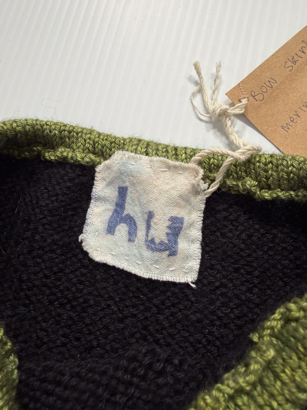 Bow Skirt Handknit by Hu Hu Studio