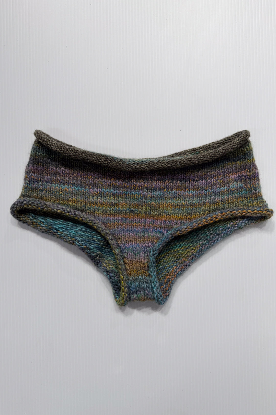 Tramp Stamp Knitted Micro Shorts by Hu Hu Studio