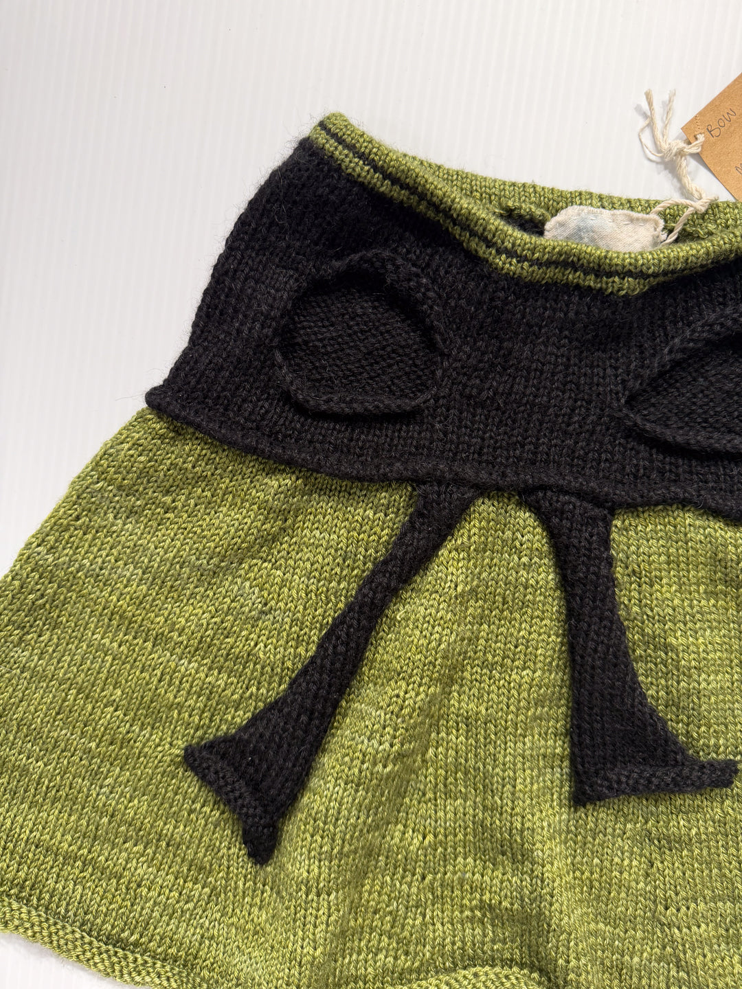 Bow Skirt Handknit by Hu Hu Studio