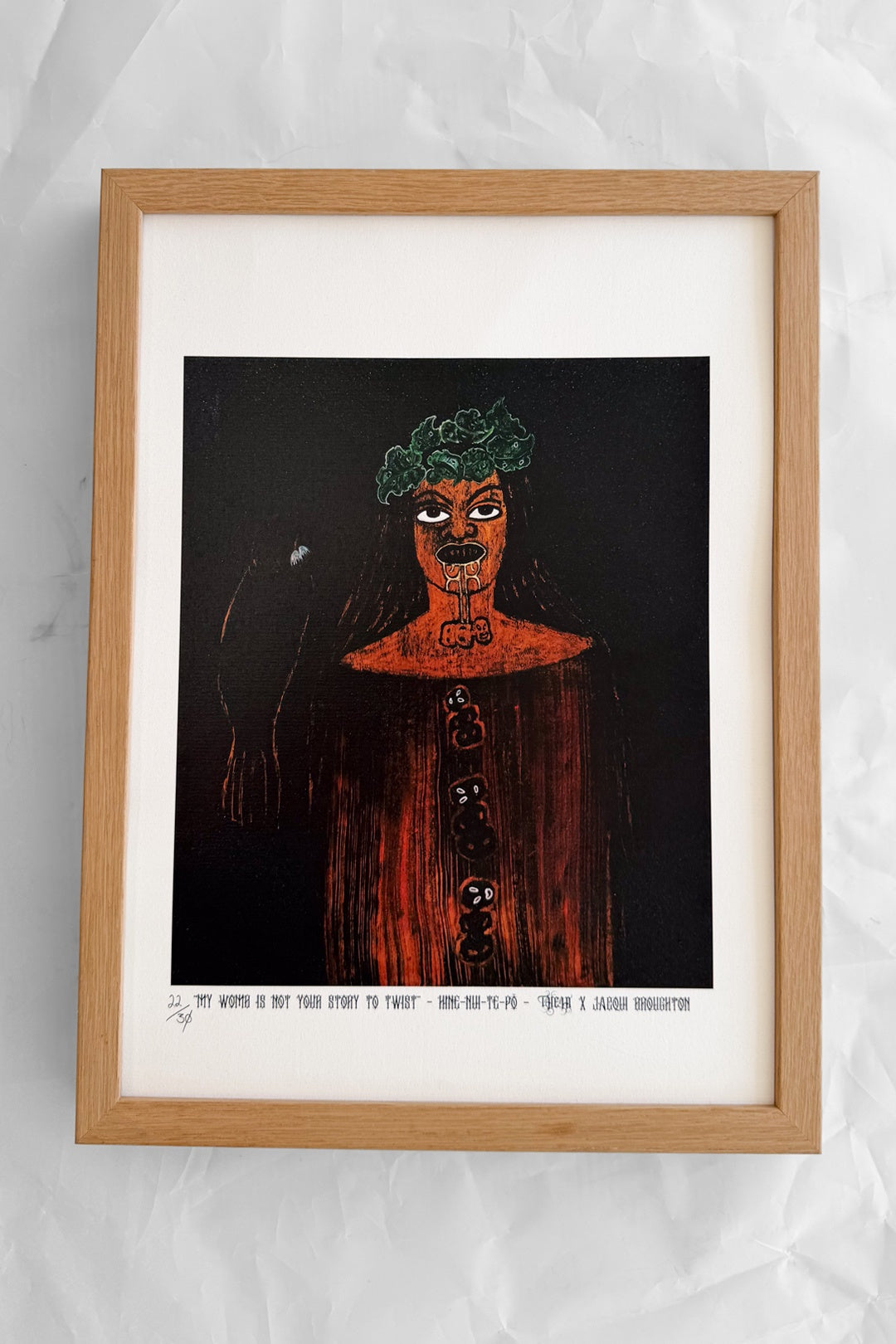 HINE-NUI-TE-PŌ A3 Art Prints