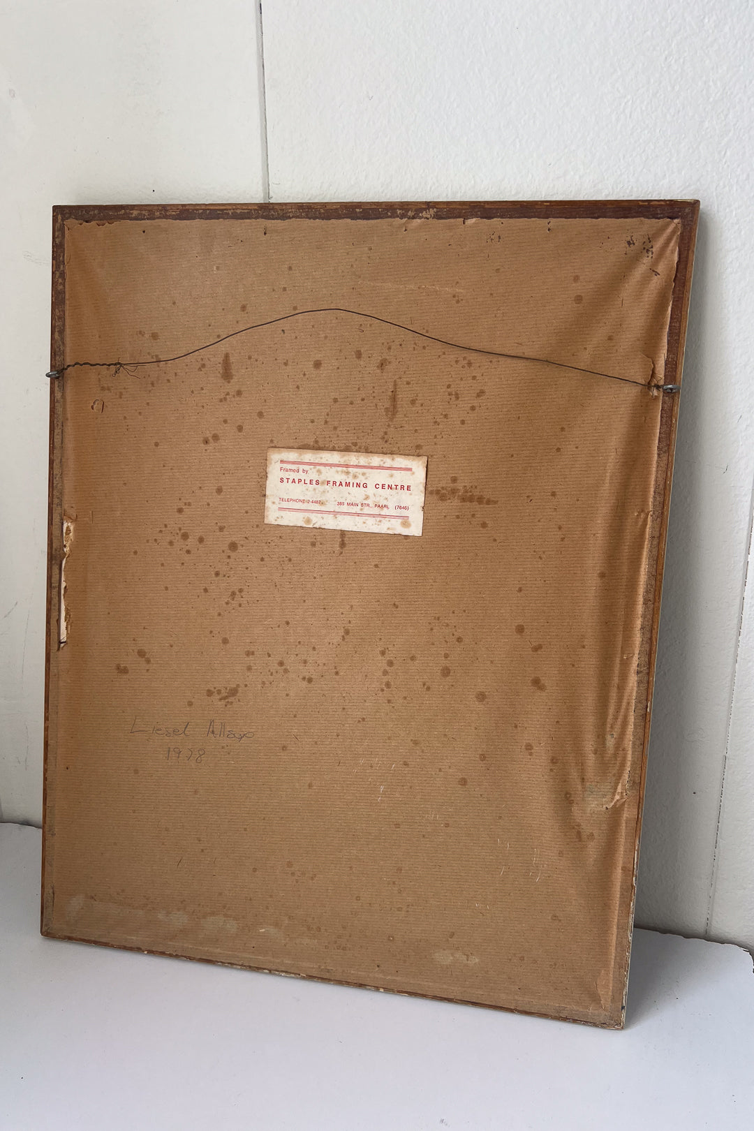 1978 Framed Vintage Needlework Art