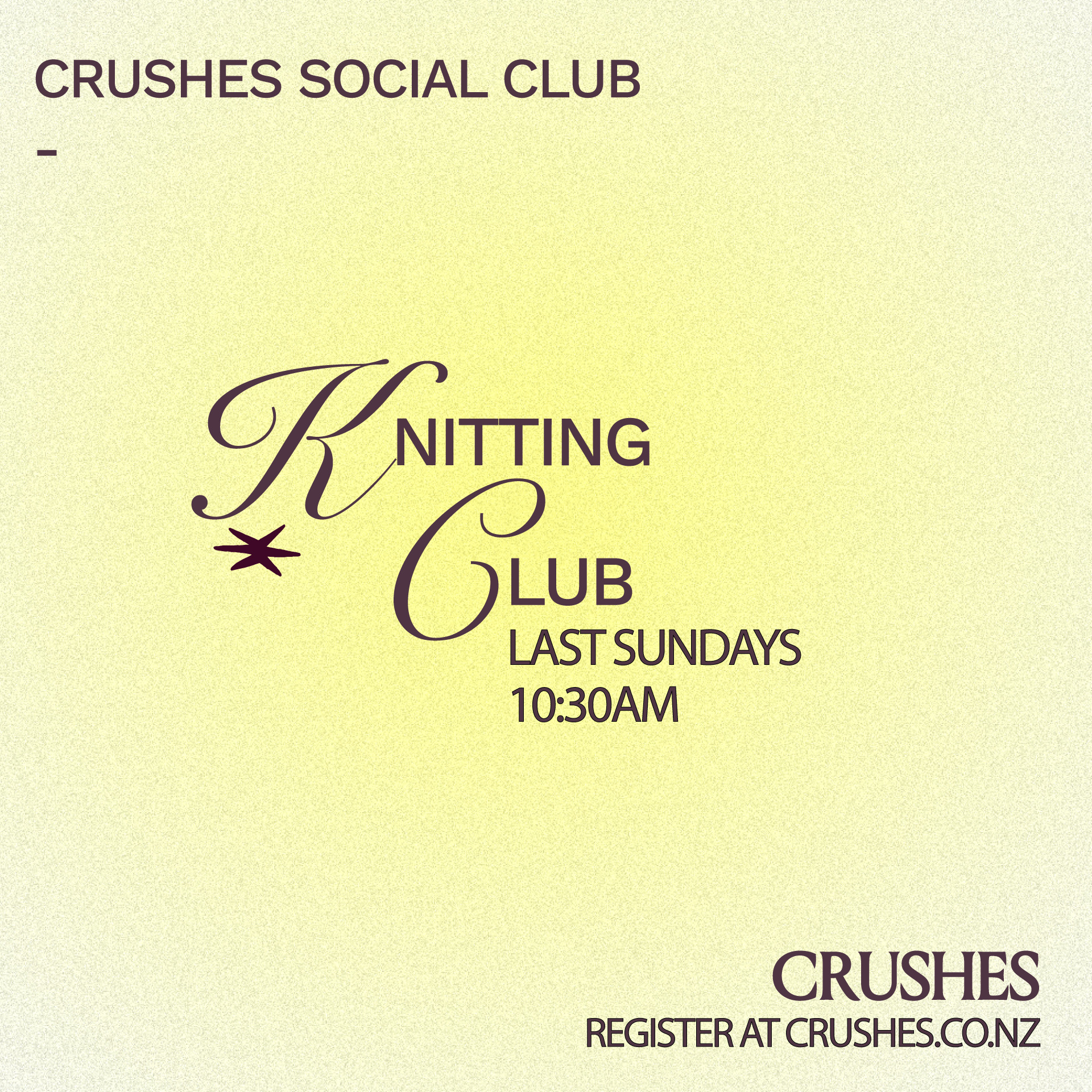 CLUB MEET: Knitting Club