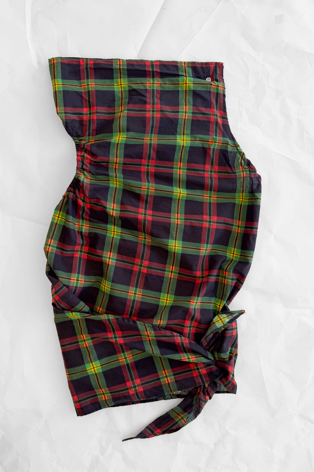 Green Plaid Panyo Top by Laurence Sabrine