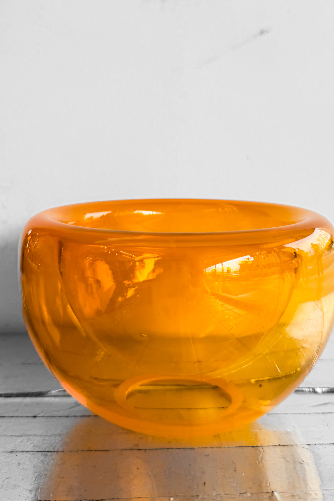 Mouth Blown Dimple Bowl