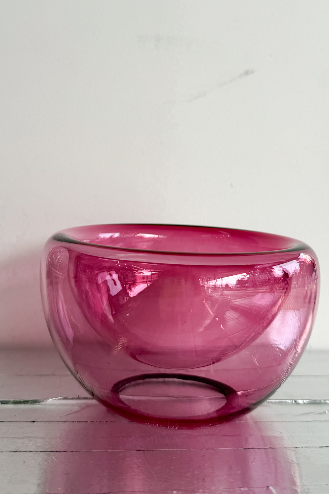 Mouth Blown Dimple Bowl
