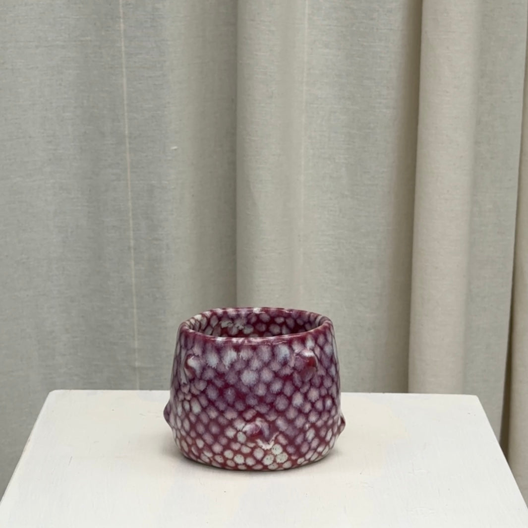 Berry Bumpy Ceramic Tumblers