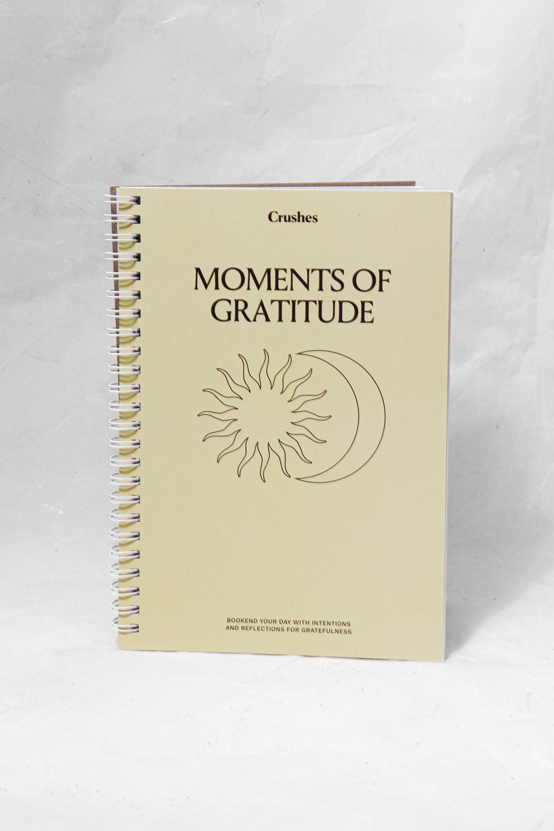 Moments of Gratitude Journal - Yellow & Maroon