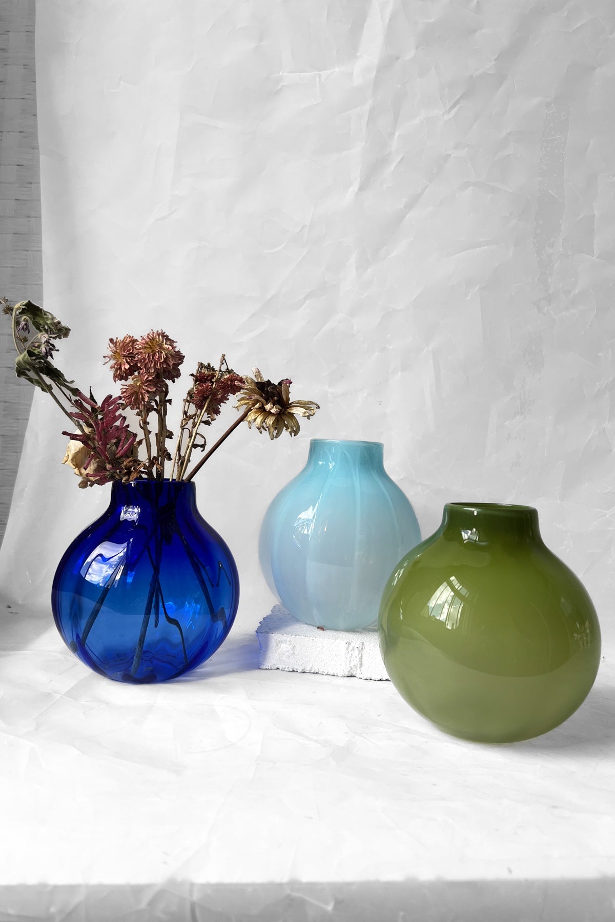 Mouthblown Glass Vase