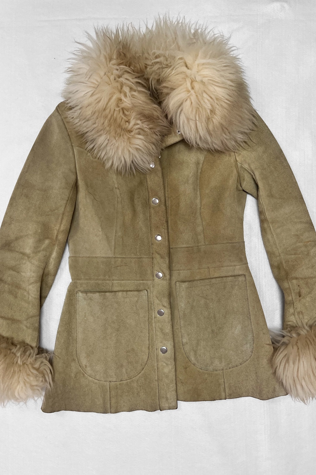 Stunning Suede and Shearling Jacket
