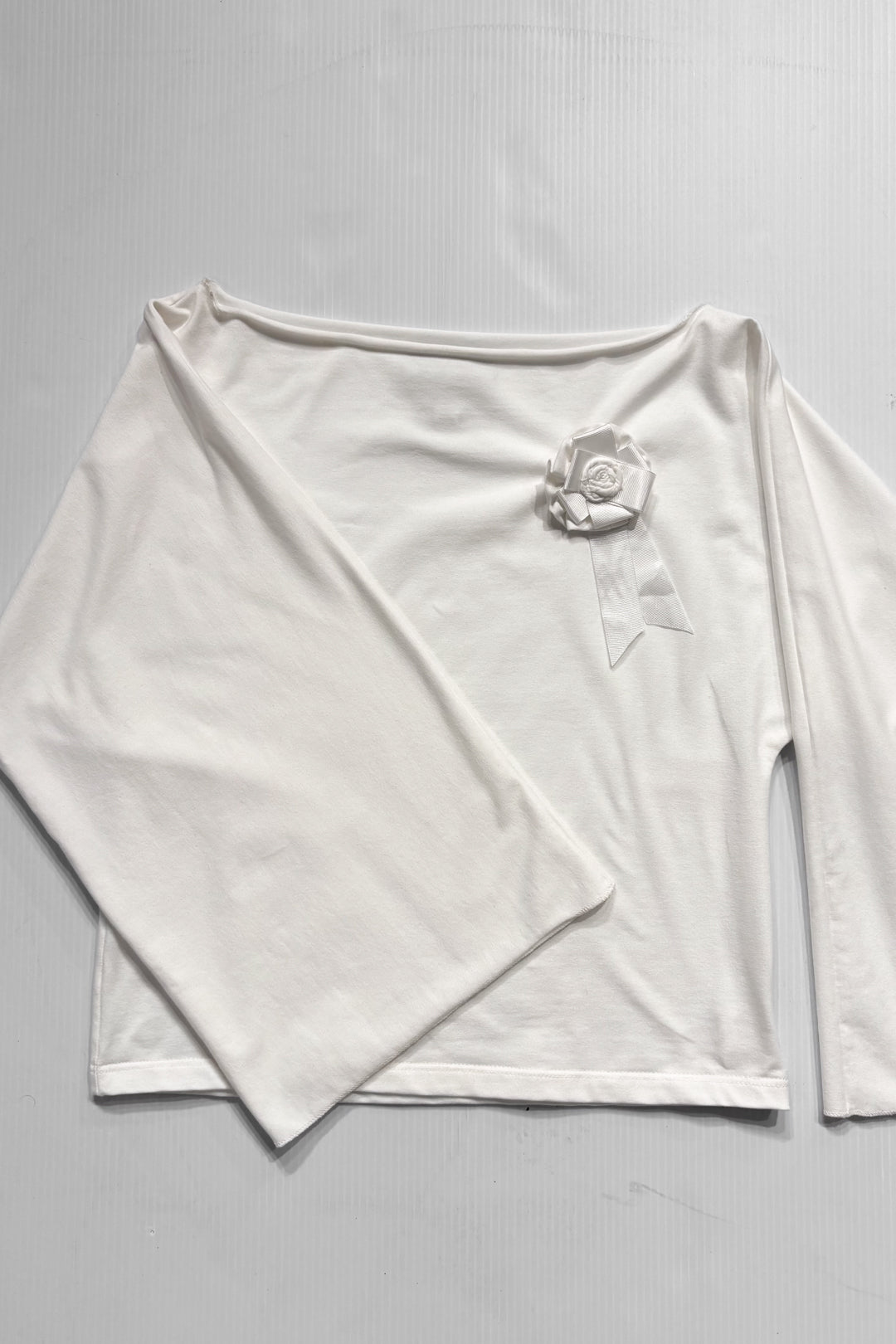 Rhoda Nunn Rosette Tee - White