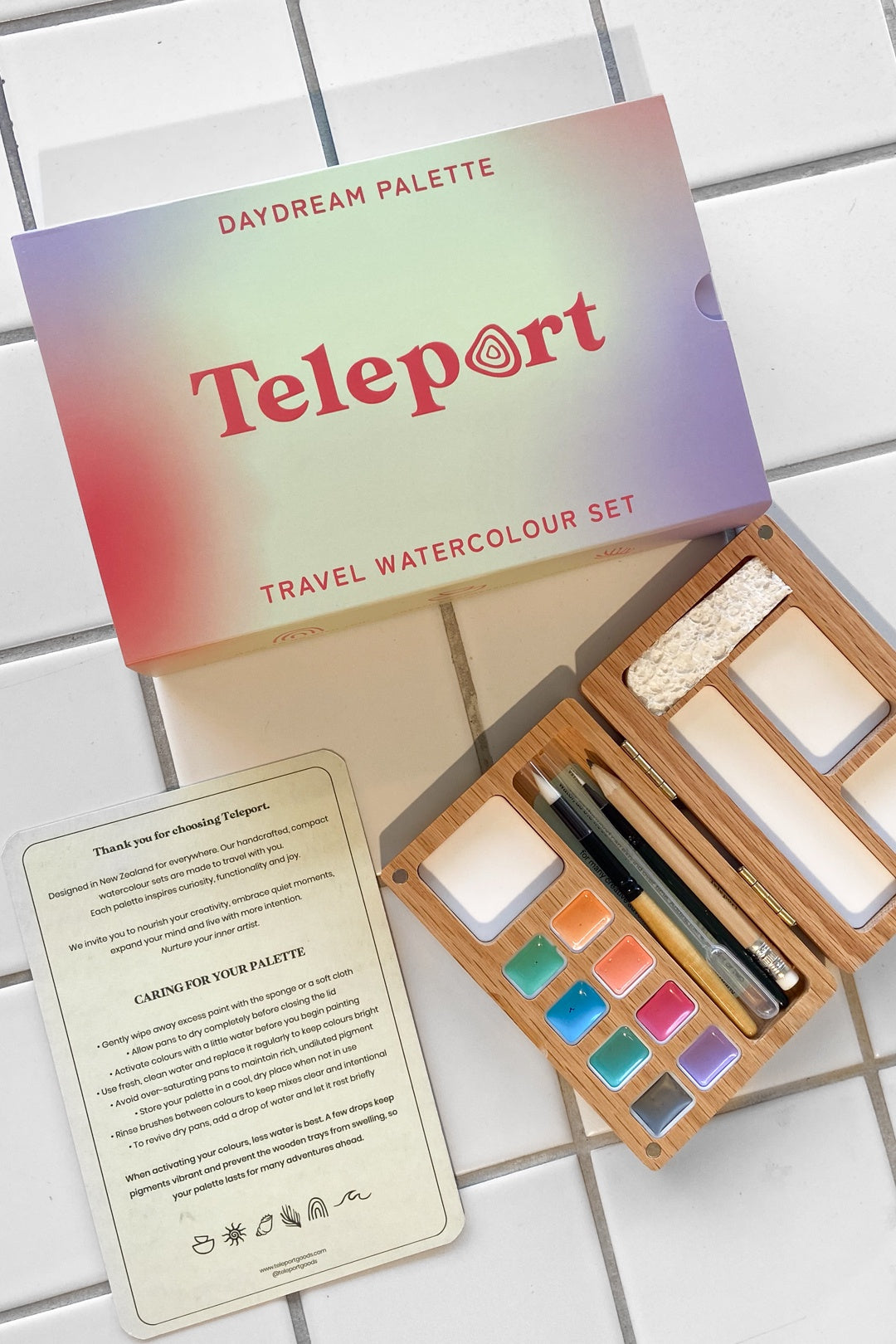 Watercolour Paint Travel Set - Daydream Palette