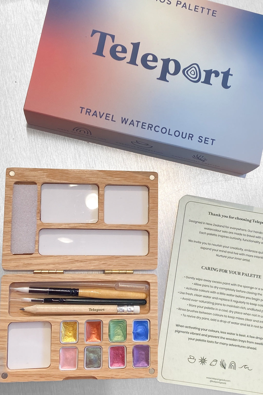 Watercolour Paint Travel Set - Cosmos Palette