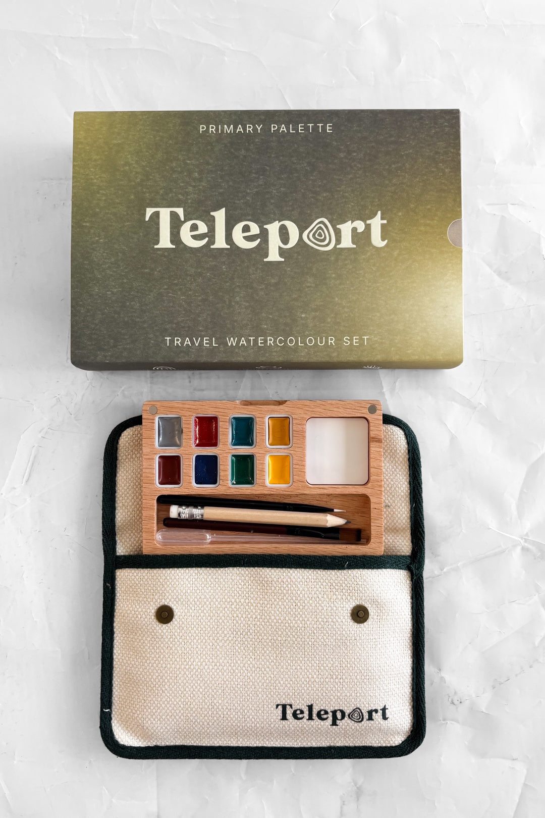 Watercolour Paint Travel Set - Primary Palette