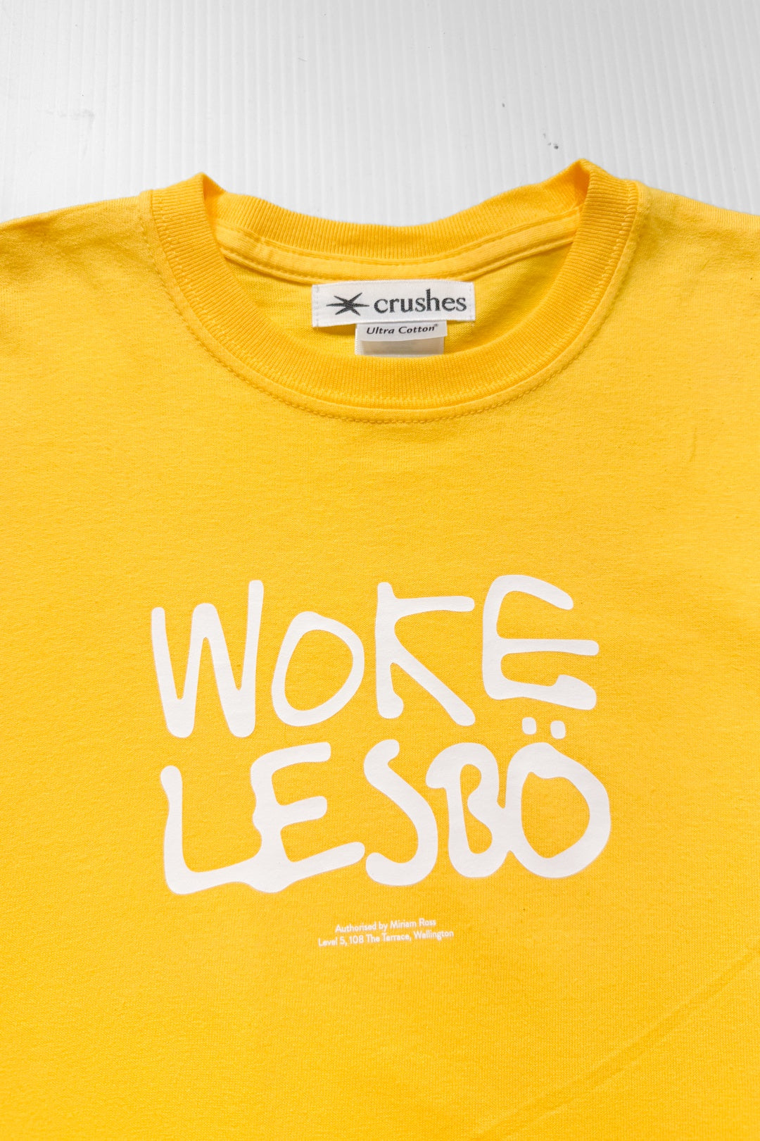 Yellow Woke Lesbo - Medium
