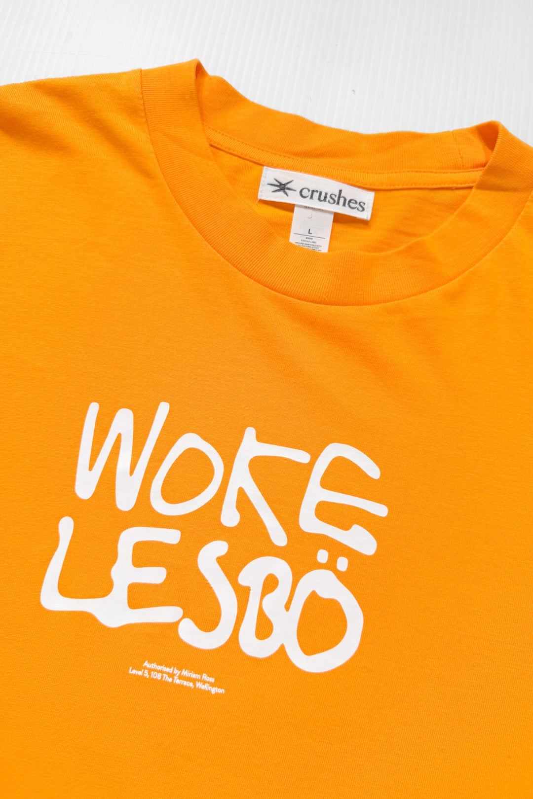 Orange Woke Lesbo - Long Sleeve - Large