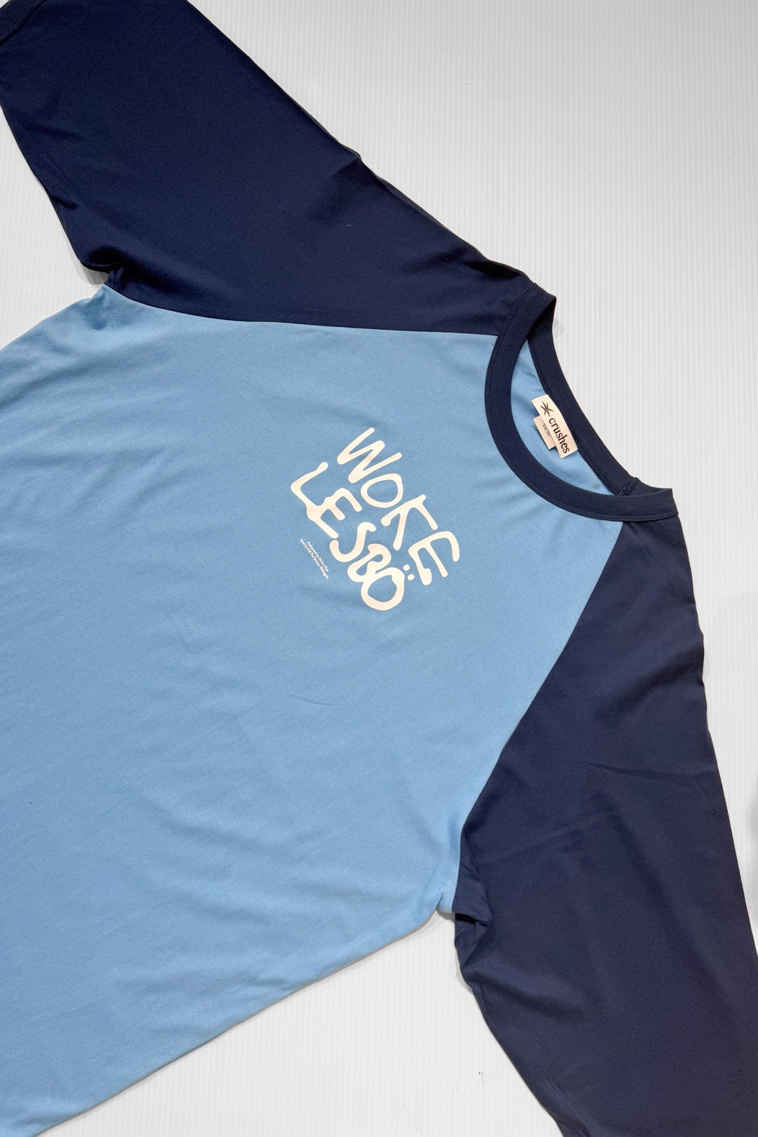 Blue Woke Lesbo - Raglan - XL + 2XL