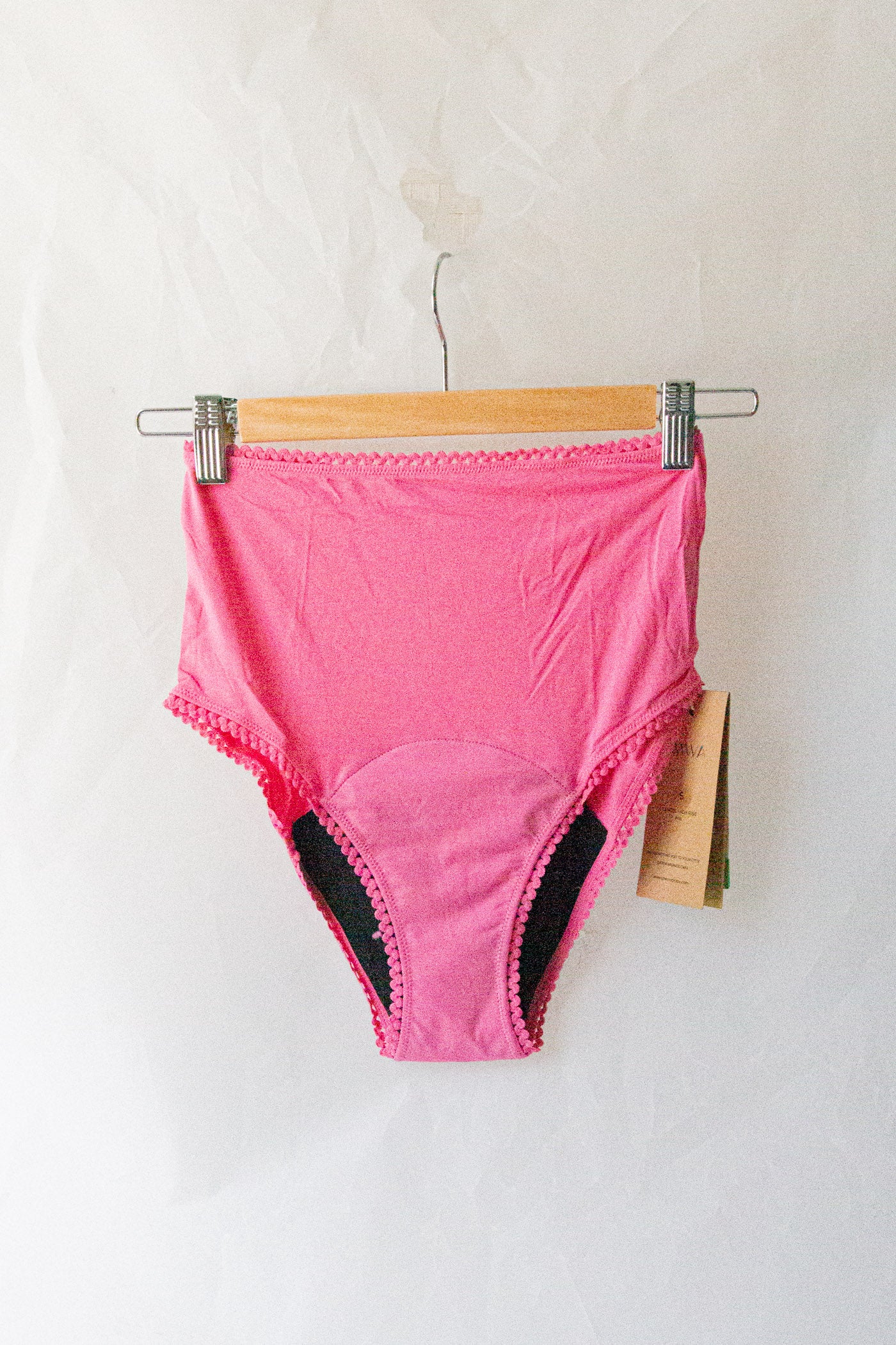 High Waisted Period Underwear - Pink