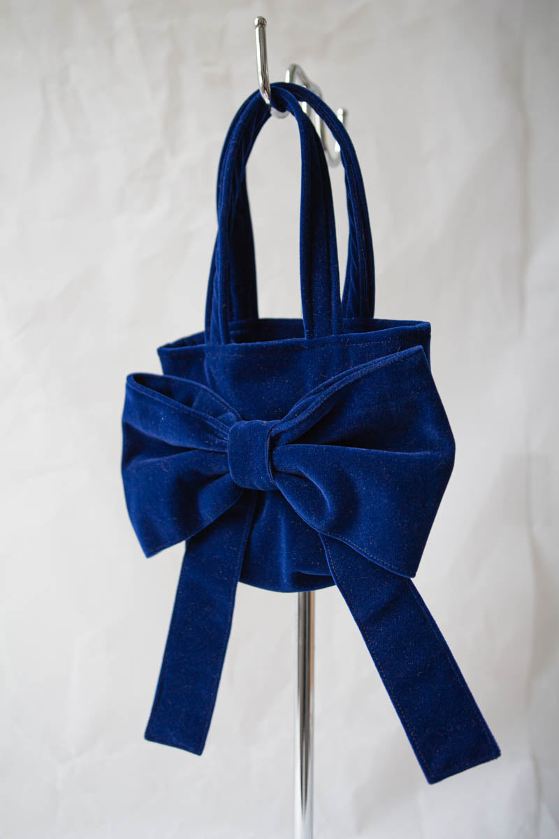 Handmade Velvet Bow Bag