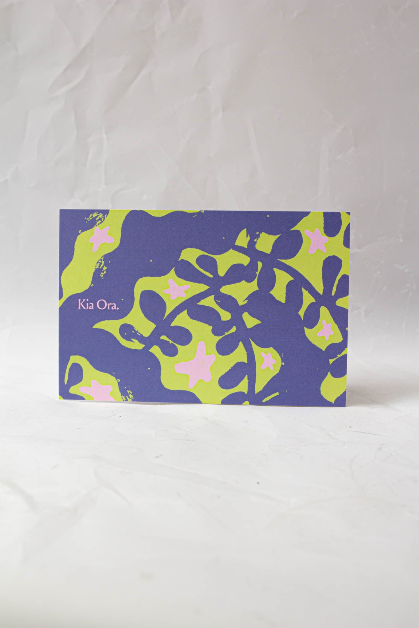 Set of 6 Kia Ora Postcards - Purple