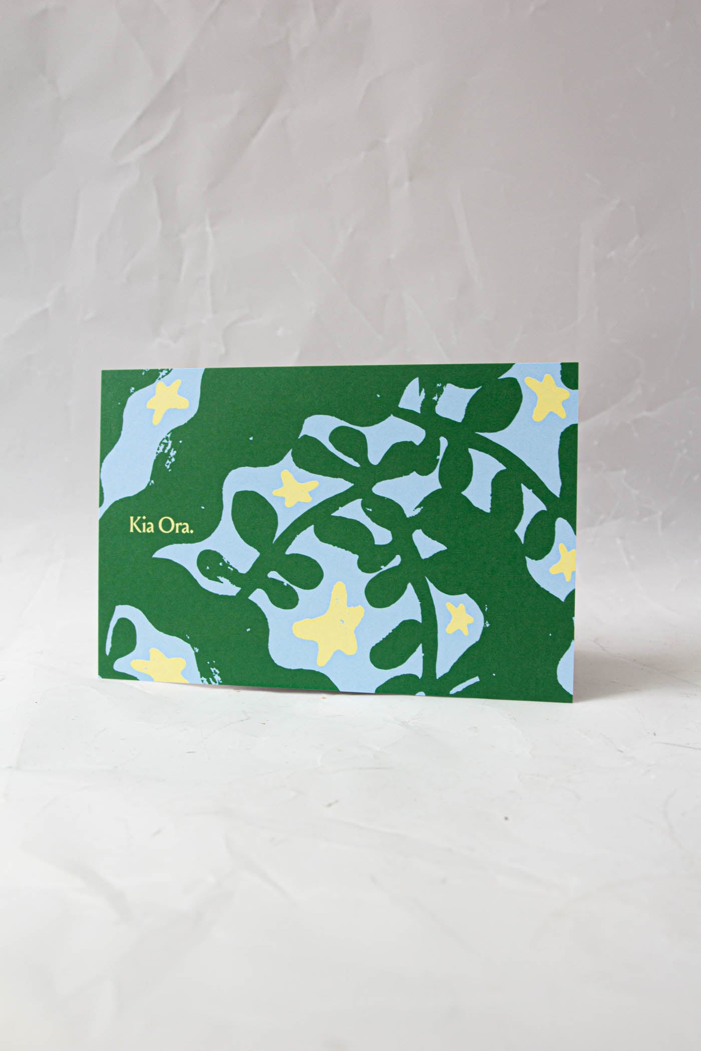 Set of 6 Kia Ora Postcards - Green