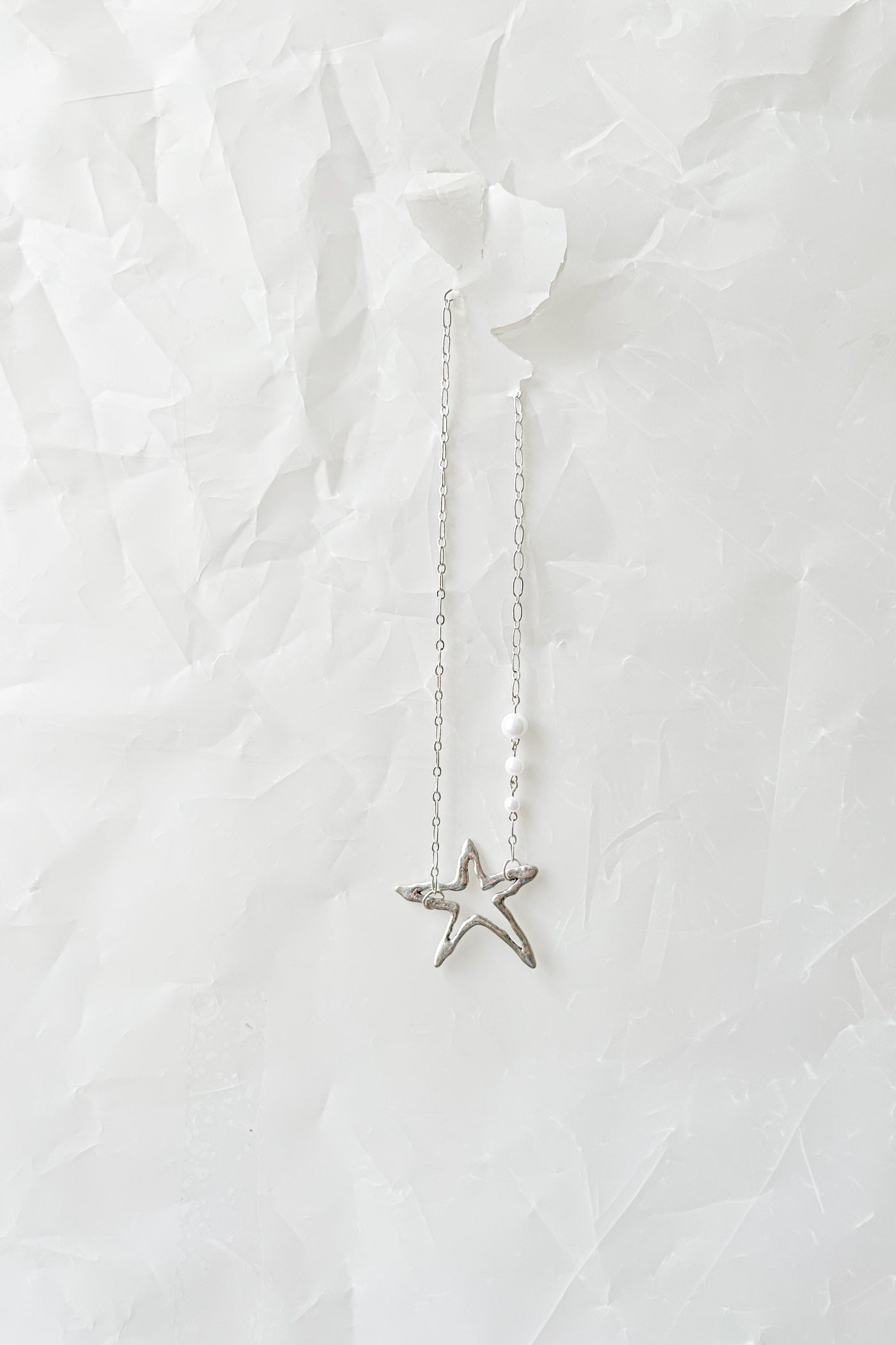 Flowergardin Star and Pearl Beaded Necklace