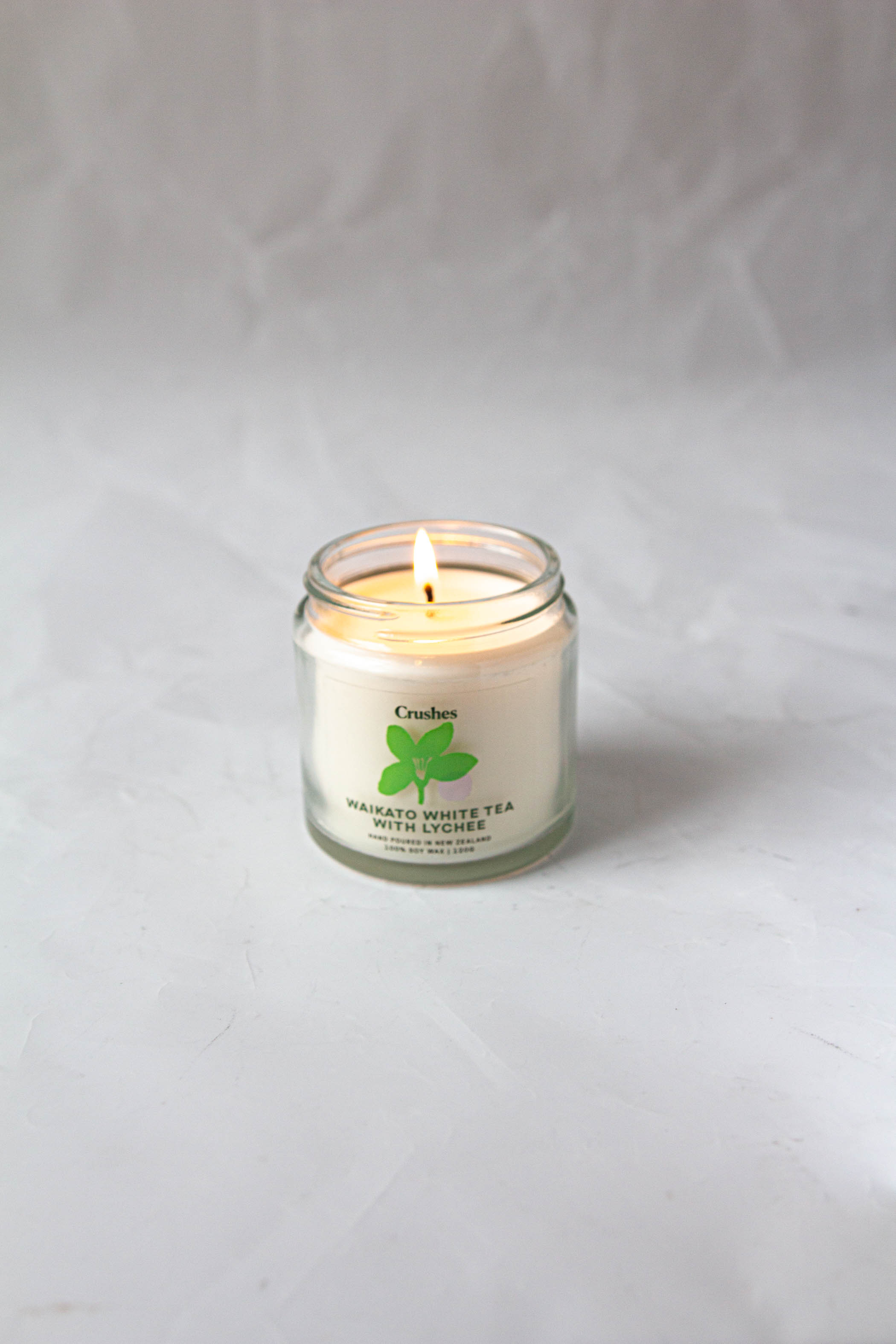 Waikato White Tea and Lychee Scented Soy Candle