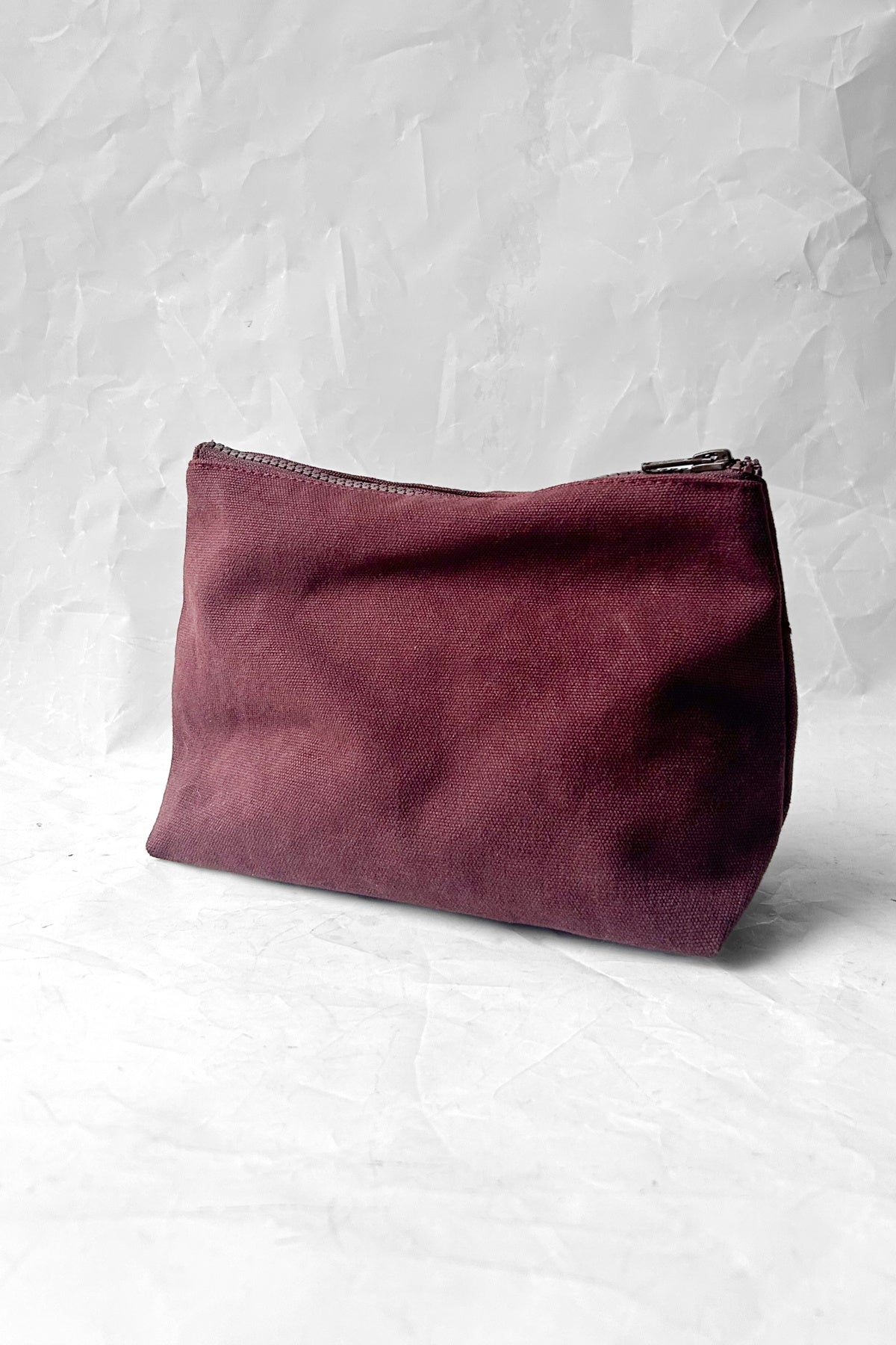 Linen Cosmetic Bag - Tall Mulberry