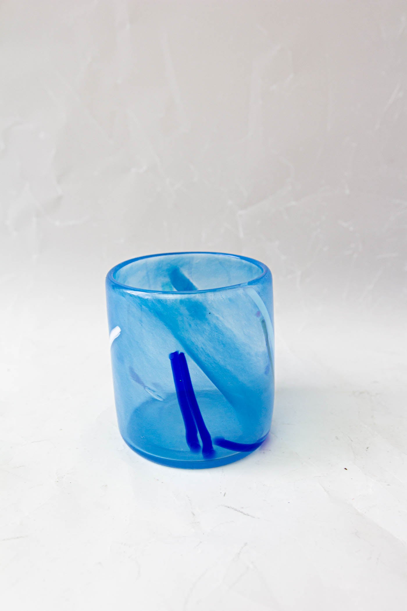 Mouth Blown Cup in Blue
