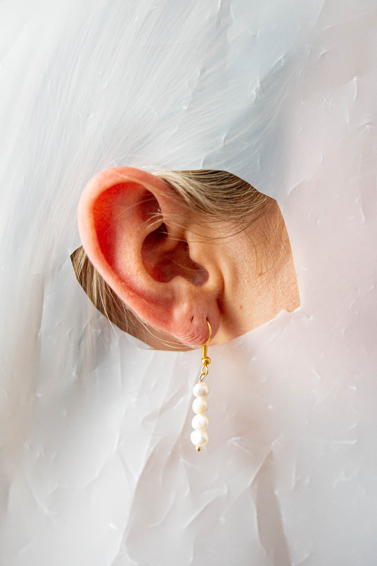 Popcorn Pearl Earrings - Small