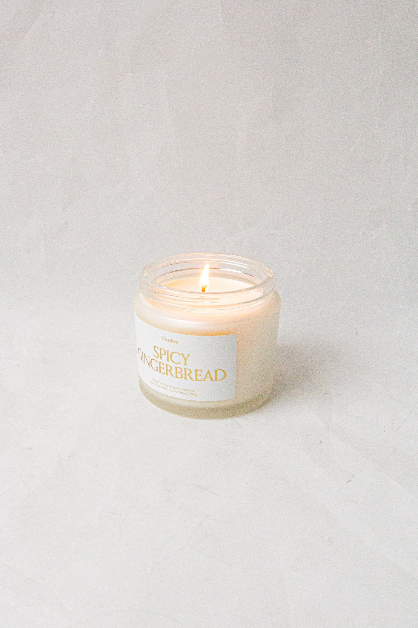 Gingerbread Christmas Candle