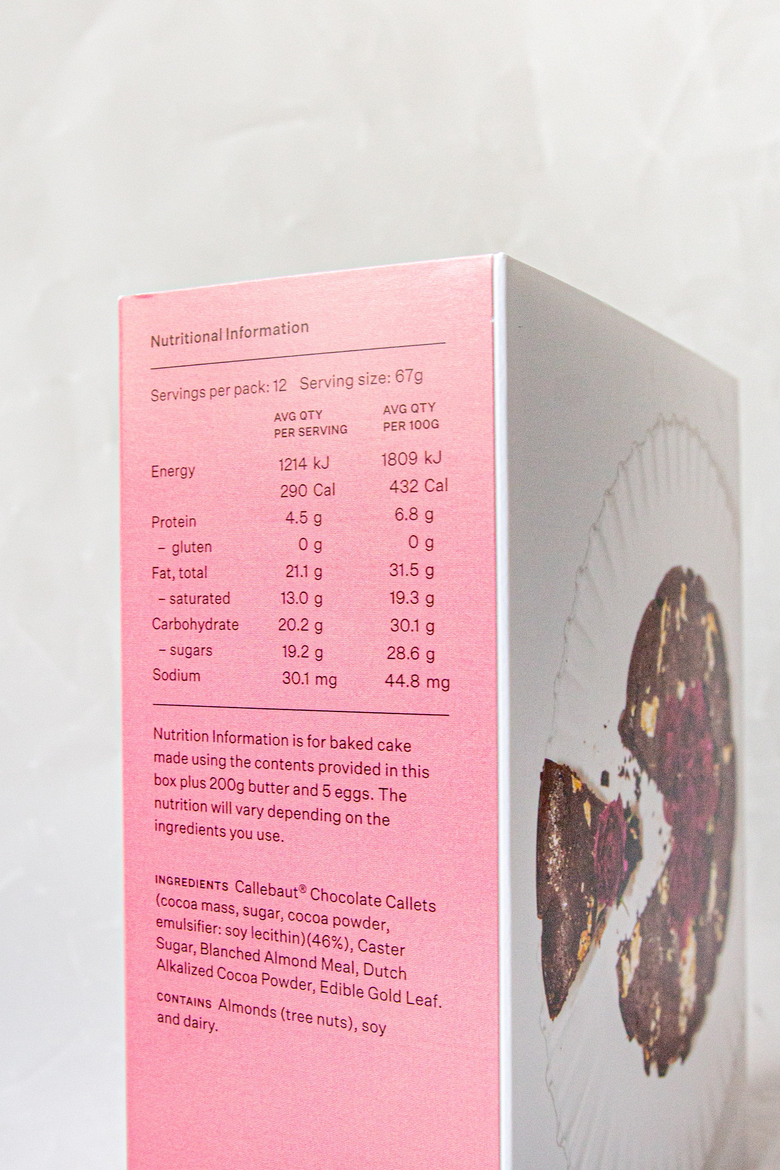 Flourless Dark Chocolate Cake Kit