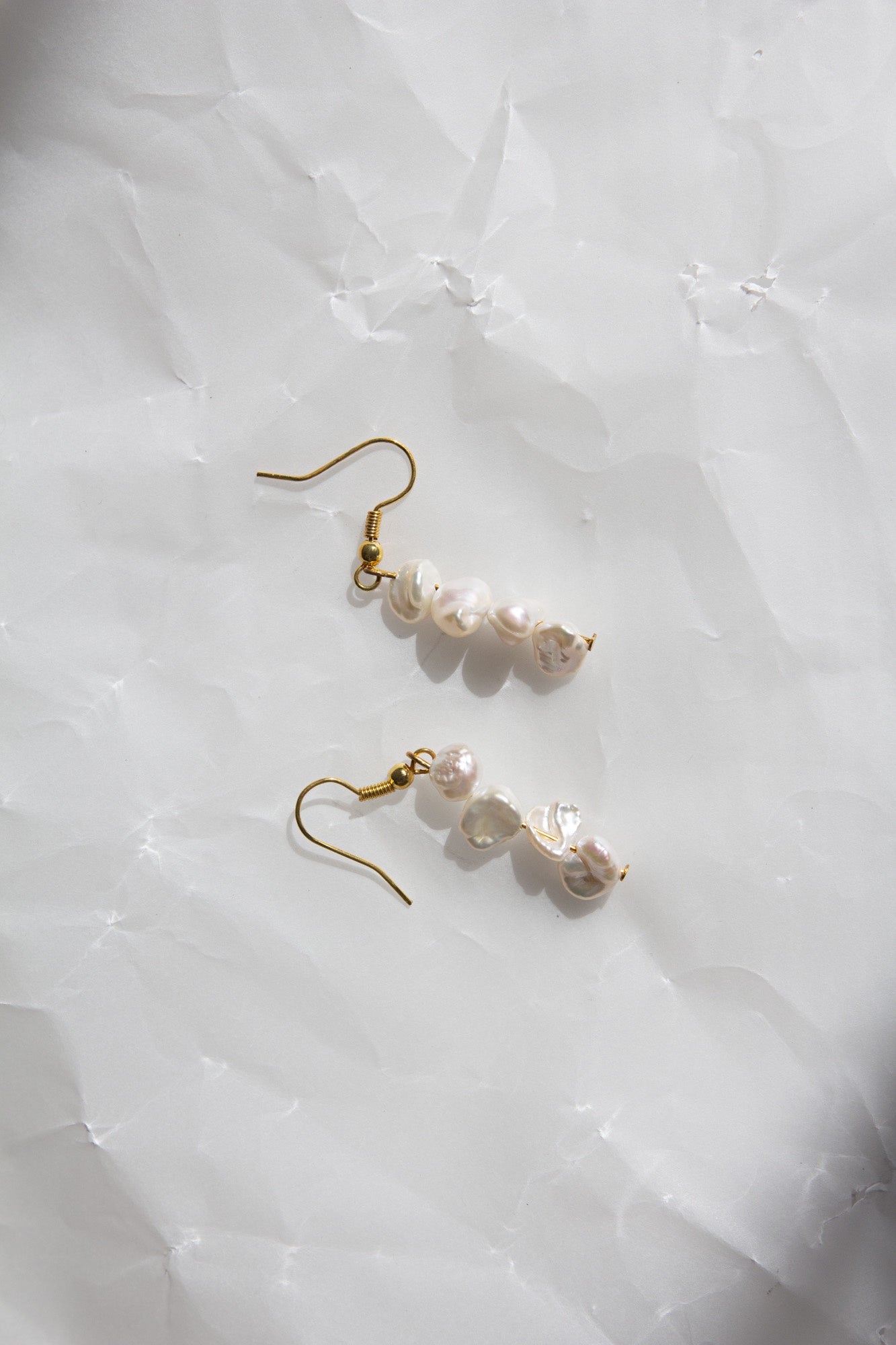 Popcorn Pearl Earrings - Medium