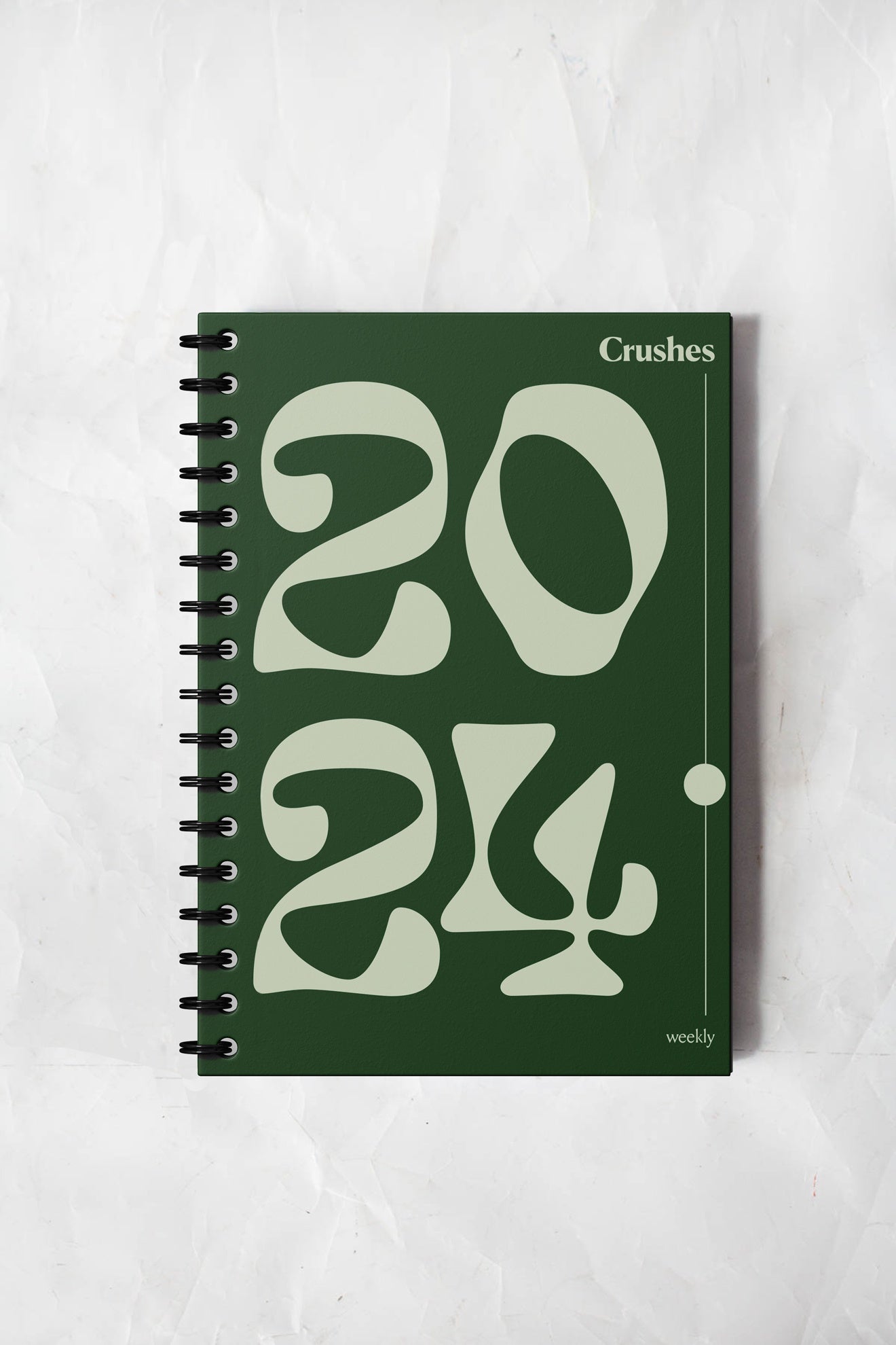 (PRE-ORDER) 2024 Weekly Diary - Green on Green